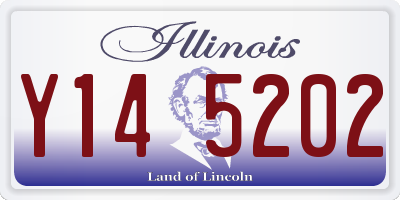 IL license plate Y145202