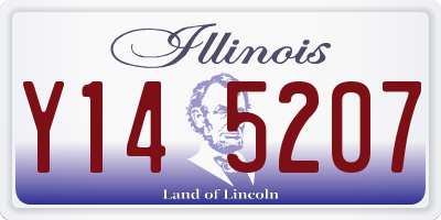 IL license plate Y145207