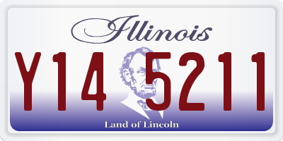 IL license plate Y145211