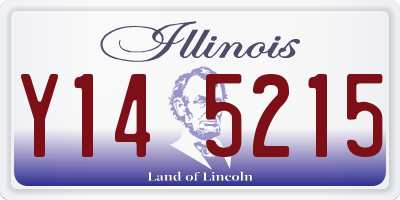 IL license plate Y145215