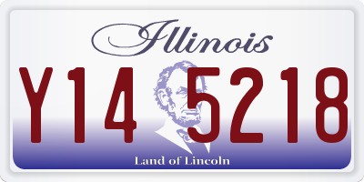 IL license plate Y145218