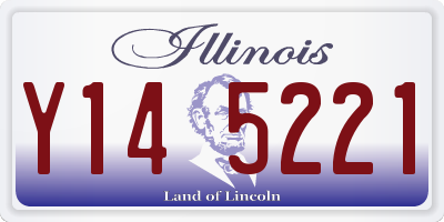 IL license plate Y145221