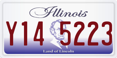 IL license plate Y145223