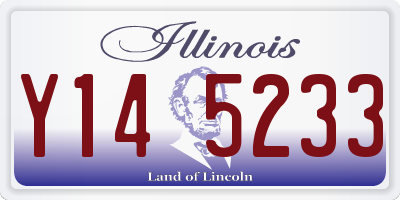 IL license plate Y145233