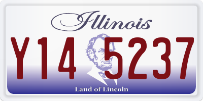 IL license plate Y145237