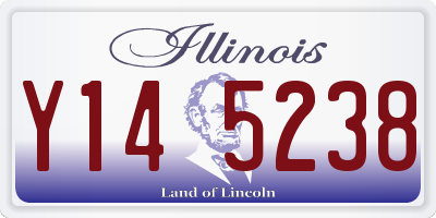 IL license plate Y145238