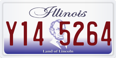 IL license plate Y145264