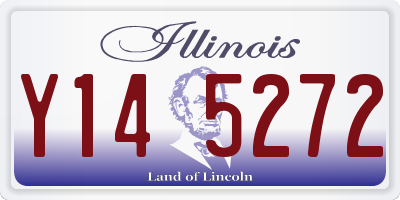 IL license plate Y145272