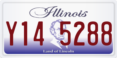 IL license plate Y145288