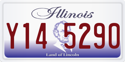 IL license plate Y145290