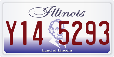 IL license plate Y145293