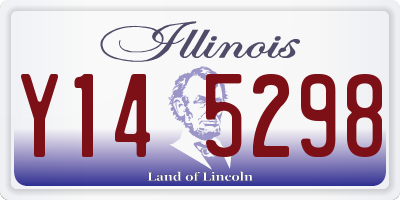 IL license plate Y145298