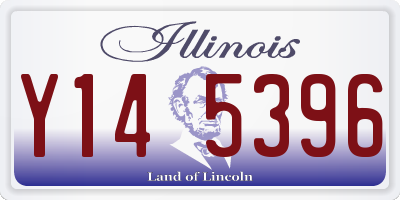IL license plate Y145396