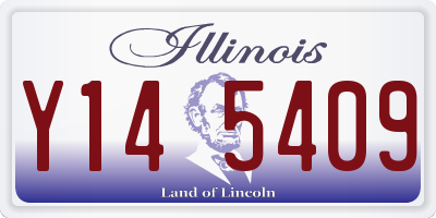IL license plate Y145409