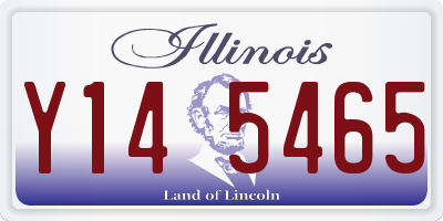 IL license plate Y145465
