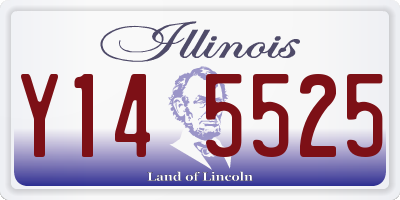 IL license plate Y145525