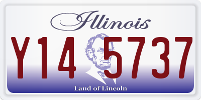 IL license plate Y145737
