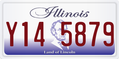 IL license plate Y145879