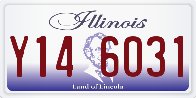 IL license plate Y146031