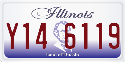 IL license plate Y146119