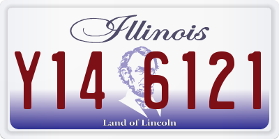 IL license plate Y146121