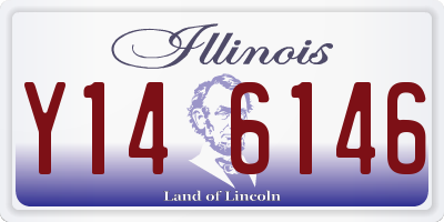 IL license plate Y146146