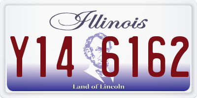 IL license plate Y146162