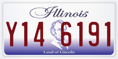 IL license plate Y146191