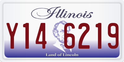 IL license plate Y146219