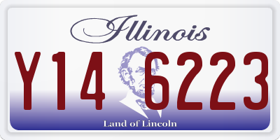 IL license plate Y146223