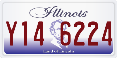 IL license plate Y146224