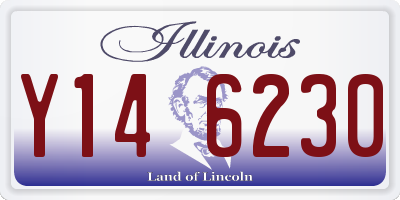 IL license plate Y146230