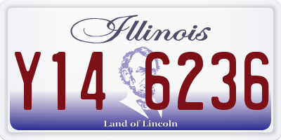 IL license plate Y146236