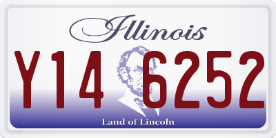 IL license plate Y146252