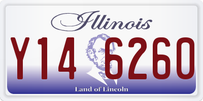 IL license plate Y146260