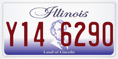 IL license plate Y146290