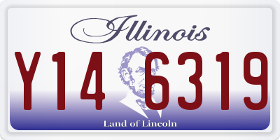 IL license plate Y146319