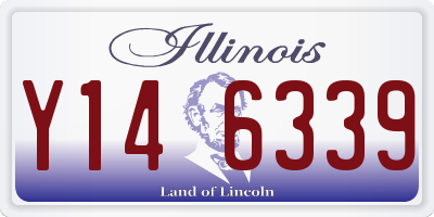 IL license plate Y146339