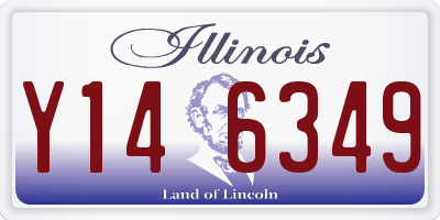 IL license plate Y146349