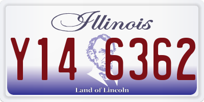 IL license plate Y146362