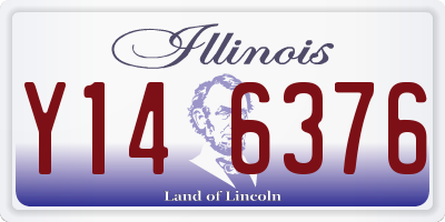 IL license plate Y146376