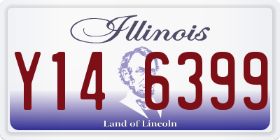 IL license plate Y146399