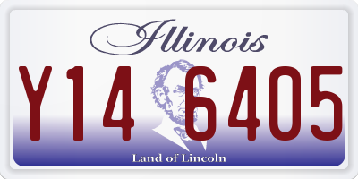 IL license plate Y146405