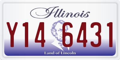 IL license plate Y146431