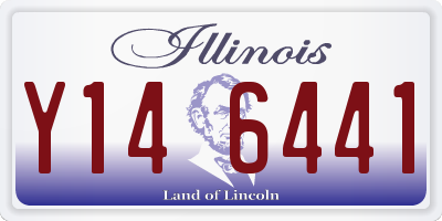 IL license plate Y146441