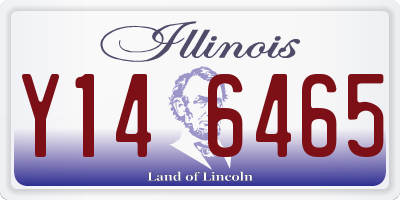 IL license plate Y146465