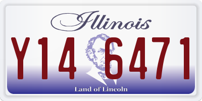 IL license plate Y146471