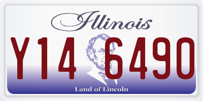 IL license plate Y146490