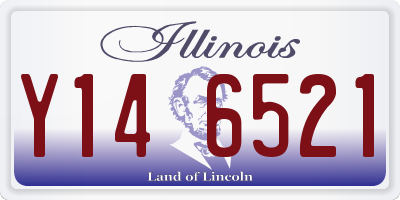 IL license plate Y146521