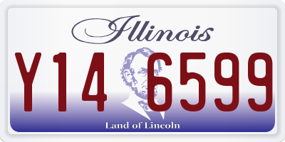 IL license plate Y146599